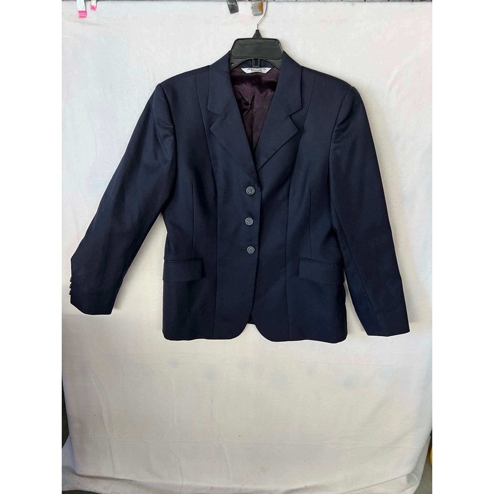 The Grand Prix Navy Blue 100% Wool English Hunt Coat Equestrian Show Jacket 16S